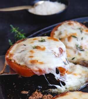 Mozzarella & Parmesan Baked Tomatoes