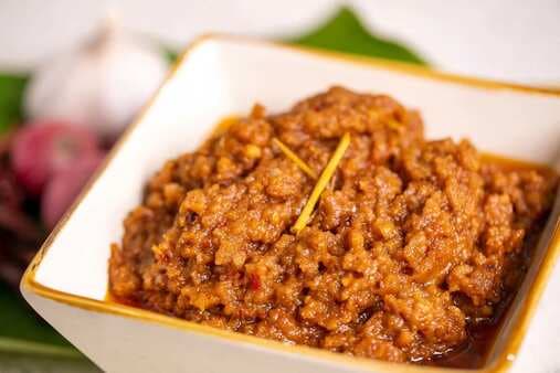 Nasi Impit And Kuah Kacang