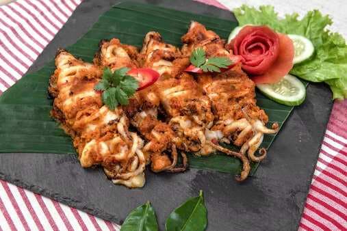 Grilled Squid Balinese Style