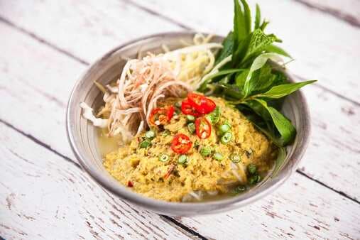 Fish Curry Vermicelli Noodle Soup