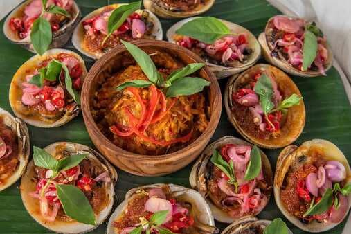 Balinese Jimbaran Style Grilled Scallops