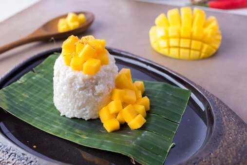 Thai Sweet Sticky Rice With Mango-Khaoniao Mamuang