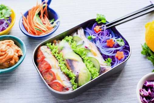 Vietnamese Rainbow Salad Rolls