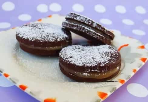 Chocolate And Salted Caramel Cookie Sandwiches