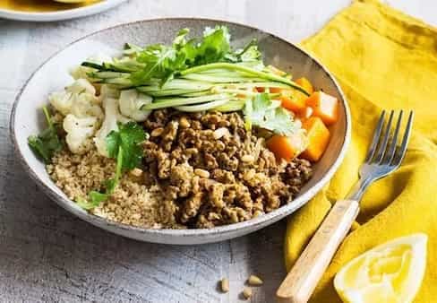 Middle Eastern Beef Mince Bowl
