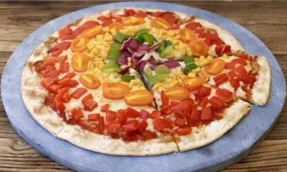Rainbow Pizza