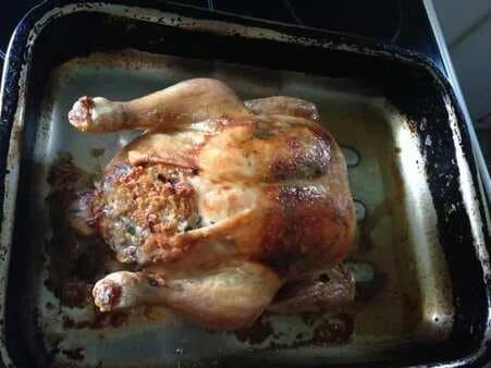 Roast Chicken With Herb And Garlic Butter