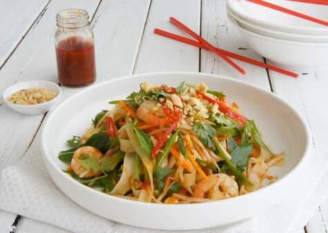 Vietnamese Prawn Rice Noodle Salad