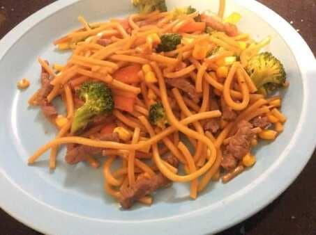 Asian Beef Noodle Stir