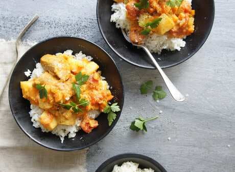 Coconut Curry Sausages