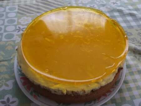 Lemon Curd Cheesecake With Lemon Jelly Topping