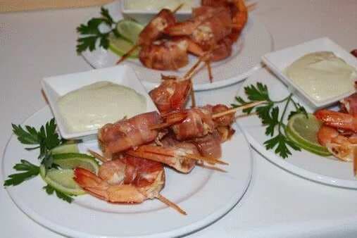 Prawns In Lime And Prosciutto