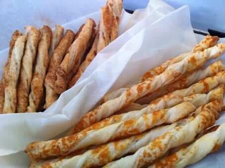 Savoury Sticks: Cheese And Cinnamon Sticks