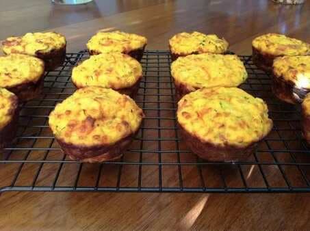 Zucchini And Bacon Muffins