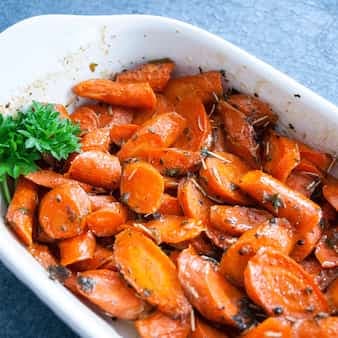 Honey Glazed Oven Roasted Carrots