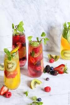 Tropical, Fruit Punch And Mixed Berry Mojitos
