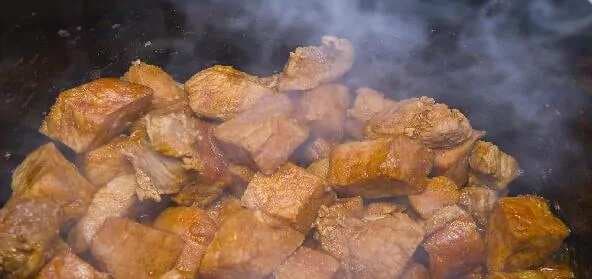 Beef Cubes Fried