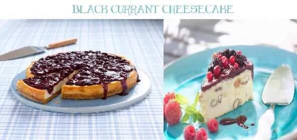 Black Currant Cheesecake