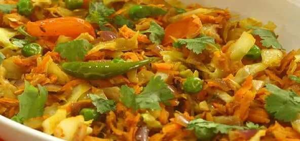 Carrot Cabbage Curry