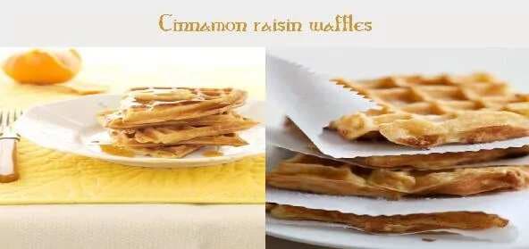 Cinnamon Raisin Waffles