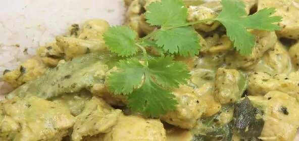 Coriander Mint Chicken Curry
