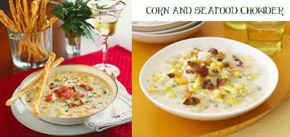Corn And Seafood Chowder