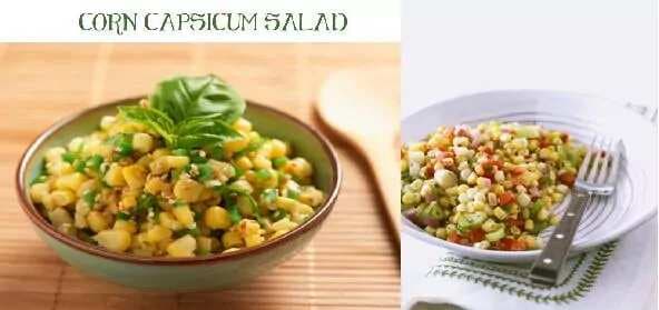 Corn Capsicum Salad