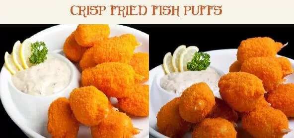 Crisp Fried Fish Puffs