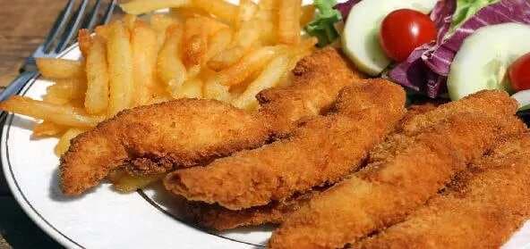 Easy Chicken Fingers With Honey Mustard