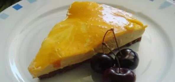 Eggless And No Bake Mango Cheese Cake