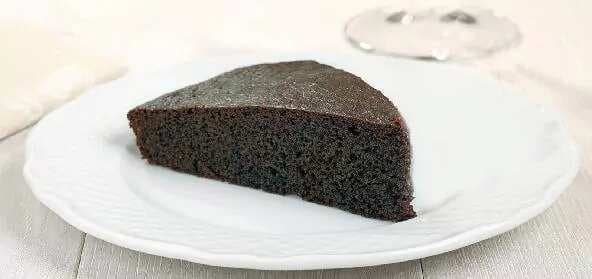 Eggless Dark Chocolate Cake