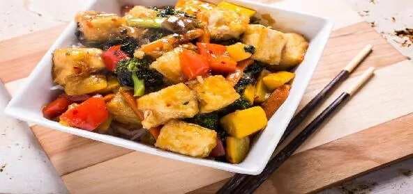 Fried Tofu (Soybean Curd) Curry