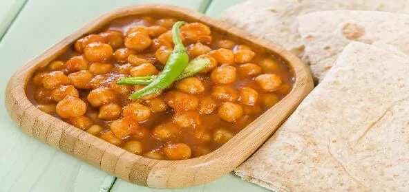 Garbanzo Beans Indian Style