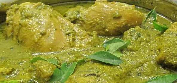 Goan Green Chicken Curry