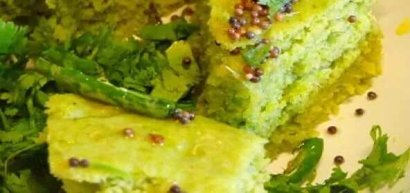 Green Peas Dhokla