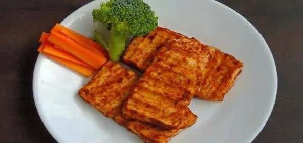 Grilled Tandoori Tofu Steak