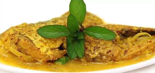 Hilsa Fish Bake In Mustard Sauce