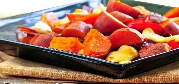 Hot And Sweet Potato And Peppers