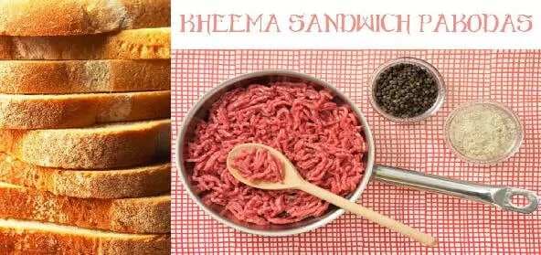 Kheema Sandwich Pakodas