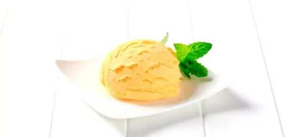 Mango Ice-Cream With Custard Powder