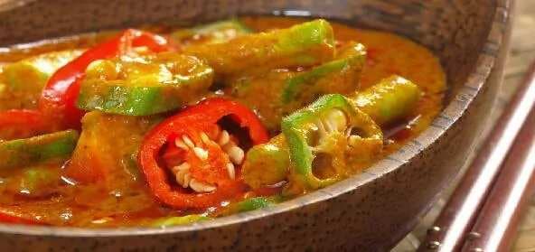 Microwave Bhendi Curry