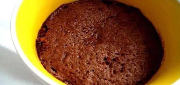 Microwave Eggless Peanut Butter Chocolate Mug Cake