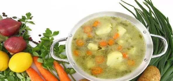 Mixed Vegetable Soup Goes Green