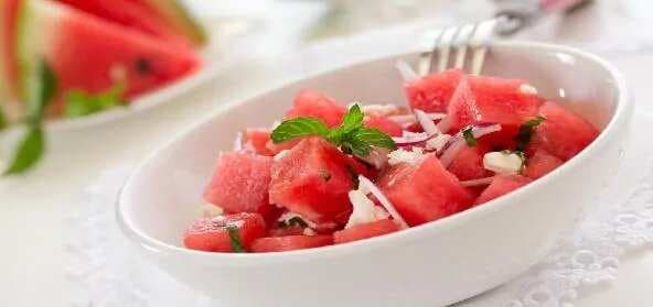 Moulded Watermelon Salad