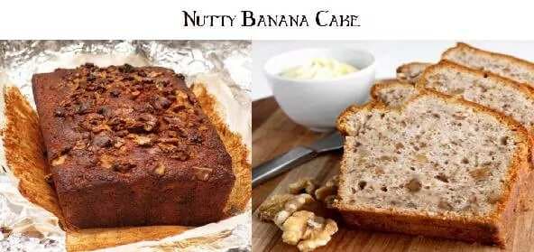 Nutty Banana Cake