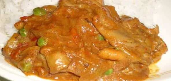 Oyster Mushroom Peas Curry