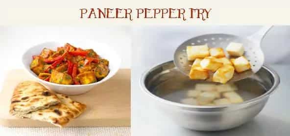 Paneer Pepper Fry
