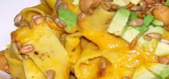 Pappardelle With A Creamy Butternut Sauce
