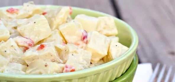 Potato Salad With Grated Coconut