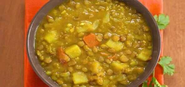 Quick Dal With Palak